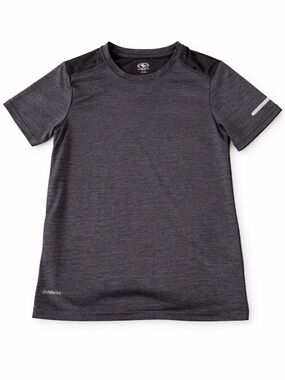 Xersion Boys Athletic Tee Size 8 Gray Performance Short Sleeve Active Shirt